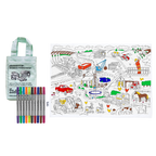 Kibakids - cars, trucks & tractors colour in bundle